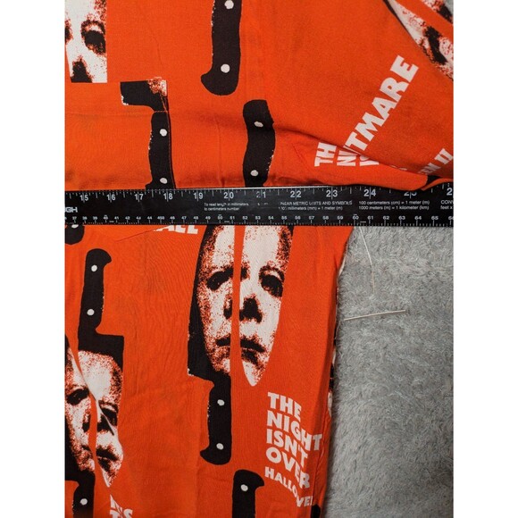 Halloween II Michael Myers Mens Large Graphic Print Camp Shirt Short Sleeve NWOT - Picture 4 of 6